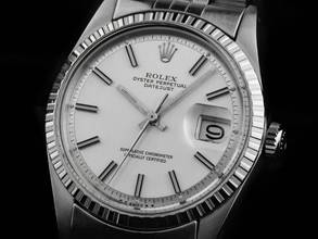 Thumbnail von Rolex Datejust 36 Ref.1603 Bj.1975 Box&Beschreibung sehr gut Vintage Datejust Stahl open 6/9