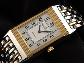 Thumbnail von Jaeger-LeCoultre Reverso Classique Classic Monoface Ref.252.5.08 Year 2002 original box very good vintage Reverso Classic quartz