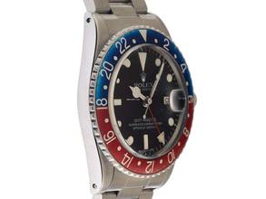 Thumbnail von Rolex GMT-Master Pepsi Ref.1675 1978 Box&Beschreibung sehr gut Vintage GMT Master Pepsi open 6/9