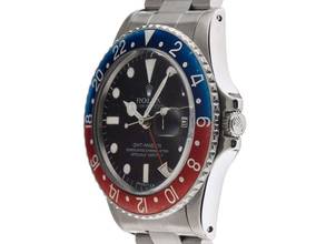 Thumbnail von Rolex GMT-Master Pepsi Ref.1675 1978 Box&Beschreibung sehr gut Vintage GMT Master Pepsi open 6/9