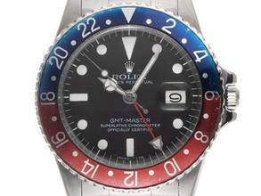 Rolex GMT-Master Pepsi Ref.1675 1978 Box & Description very good Vintage GMT Master Pepsi open 6/9