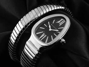 Thumbnail von Bulgari Serpenti Tubogas Ref.102826 2026 Full Set Ungetragen Serpenti Tubogas Stahl