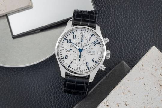  IWC Fliegeruhr Chronograph Fliegerchronograph Edition 150 Years Stahl Automatik Ref. IW377725 B&P 2019 