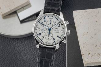 Thumbnail von IWC Fliegeruhr Chronograph Fliegerchronograph Edition 150 Years Stahl Automatik Ref. IW377725 B&P 2019