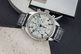Thumbnail von IWC Fliegeruhr Chronograph Fliegerchronograph Edition 150 Years Stahl Automatik Ref. IW377725 B&P 2019