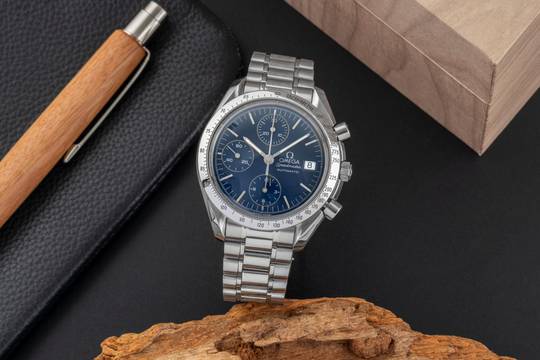  Omega Speedmaster Date Chronograph Stahl Automatik Herrenuhr Ref. 3511.80.00 
