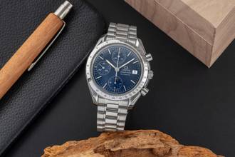  Omega Speedmaster Date Chronograph Stahl Automatik Herrenuhr Ref. 3511.80.00 