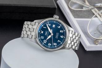 Thumbnail von IWC Fliegeruhr Mark XVIII Edelstahl Automatik Herrenuhr Ref. IW327016 B&P 2021
