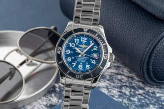  Breitling Superocean II 42 Stahl Automatik Herrenuhr Ref. A17365D1/C915 B&P 2018 