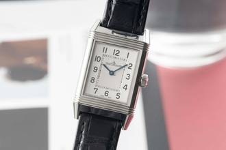  Jaeger-LeCoultre Reverso Lady Stahl Quarz Damenuhr Q2618540 Klassiker 