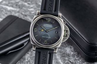 Thumbnail von Panerai Luminor Marina Automatic Navy Seals Stahl Automatik Ref. PAM01412 B&P 2023