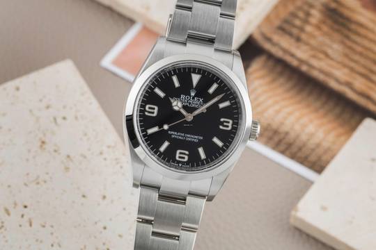  Rolex Explorer Oyster Edelstahl Automatik Herren Ref. M124270-0001 B&P 2025 
