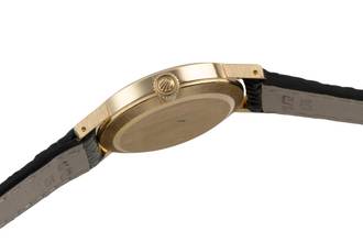 Thumbnail von Rolex Cellini 18k (0,750) Gold Handaufzug Damenuhr Ref. 4109/8 Papiere
