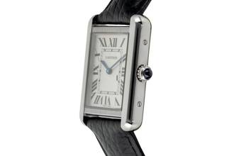 Thumbnail von Cartier Tank Solo Edelstahl Quarz Unisex Ref. WSTA0030 Papiere