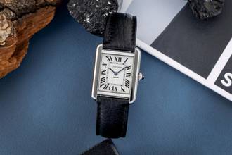 Thumbnail von Cartier Tank Solo Edelstahl Quarz Unisex Ref. WSTA0030 Papiere