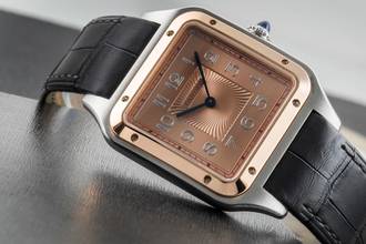 Thumbnail von Cartier Santos Dumont XL Stahl Handaufzug Herrenuhr Ref. W2SA0025 B&P Limited