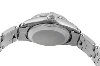 Thumbnail von Rolex Oyster Perpetual Lady Date Silver Dial Stahl / Weissgold Automatik Damenuhr Ref. 6517 Vintage