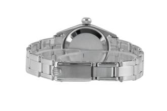 Thumbnail von Rolex Oyster Perpetual Lady Date Silver Dial Stahl / Weissgold Automatik Damenuhr Ref. 6517 Vintage