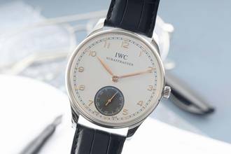 Thumbnail von IWC Portugieser Handaufzug Schaffhausen Portugieser Handaufzug Edelstahl Herrenuhr Ref. IW545405