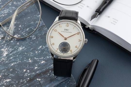  IWC Portugieser Handaufzug Schaffhausen Portugieser Handaufzug Edelstahl Herrenuhr Ref. IW545405 