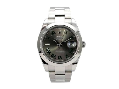  Rolex Datejust 41 Ref. 126300 Edelstahl Rhodium Röm Oyster-Band 