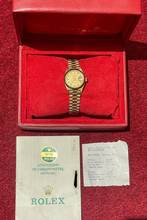Thumbnail von Rolex Lady-Datejust 26 Yellowgold 18Kt. champagne Diamond Dial With box+papers President bracelet nice condition