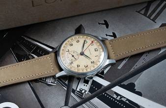Thumbnail von Longines SUPER RARE OVERSIZED 37MM POINTER DATE FROM 1946 VINTAGE