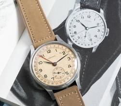 Thumbnail von Longines SUPER RARE OVERSIZED 37MM POINTER DATE FROM 1946 VINTAGE