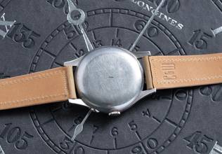 Thumbnail von Longines SUPER RARE OVERSIZED 37MM POINTER DATE FROM 1946 VINTAGE