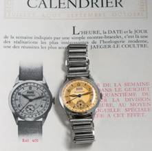 Thumbnail von Jaeger-LeCoultre Classic STUNNING RARE DUO DATE FROM THE END 30'S FOR TURLER VINTAGE