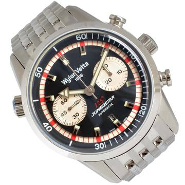  Wyler Vetta Jumbostar chronograph Limited Edition 125 Full Set NEW 