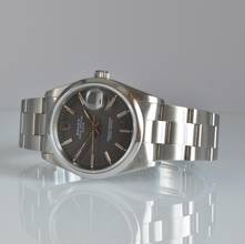 Thumbnail von Rolex Oyster Perpetual Date 15200 dark grey dial Full Set TOP Condition