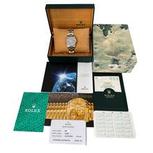 Thumbnail von Rolex Oyster Perpetual Date 15200 dark grey dial Full Set TOP Condition