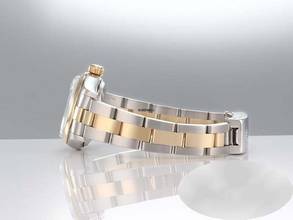 Thumbnail von Rolex Lady-Datejust Edelstahl Gelbgold 750 2001/02 Perlmutt Automatik Gold Stahl Stainless Steel 18kt Yellow Gold Oyster-band Chronometer Mother Of Pearl