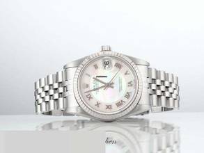 Thumbnail von Rolex Datejust 31mm Stahl Weissgold 750 Perlmutt 2002 Automatik Stainless Steel 18kt White Gold Jubilé-band Chronometer Oyster