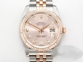  Rolex Datejust 36 36mm 116231 2011 Stahl Rosegold 750 Diamanten Automatik Stainless Steel 18kt Rose Gold Jubilé-band Chronometer Oyster 