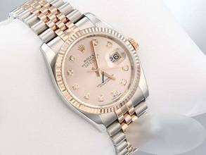 Thumbnail von Rolex Datejust 36 36mm 116231 2011 Stahl Rosegold 750 Diamanten Automatik Stainless Steel 18kt Rose Gold Jubilé-band Chronometer Oyster