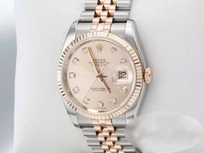 Thumbnail von Rolex Datejust 36 36mm 116231 2011 Stahl Rosegold 750 Diamanten Automatik Stainless Steel 18kt Rose Gold Jubilé-band Chronometer Oyster