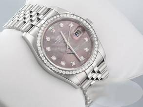 Thumbnail von Rolex Datejust 36mm 116244 Stahl Weissgold 750 Perlmutt Diamanten Automatik Stainless Steel 18kt White Gold Jubilé-band Chronometer Oyster