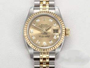 Thumbnail von Rolex Lady-Datejust 179173 2014 Stahl Gelbgold 750 Diamanten Automatik Stainless Steel 18kt Yellow Gold Jubilé-band Chronometer Oyster