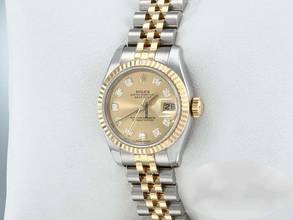  Rolex Lady-Datejust 179173 2014 Stahl Gelbgold 750 Diamanten Automatik Stainless Steel 18kt Yellow Gold Jubilé-band Chronometer Oyster 