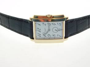 Thumbnail von Patek Philippe Gondolo 18 Karat Gelbgold Gondolo 5024 mit Patek Revision ungetragen wie Neu Porcelain Dial Herrenuhr original Band und Schließe
