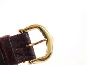 Thumbnail von Cartier Tortue 18 Karat Gelbgold Tortue Paris 80 er Jahre Damenuhr Handaufzug Paris Dial Rare