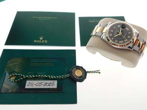 Thumbnail von Rolex Datejust Stahl Gold 36 mm Nagelneu aus 05/2026 Full Set schwarz römisch Traumhaft schöne Konfiguration
