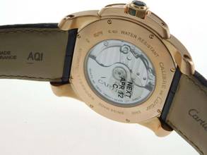 Thumbnail von Cartier Calibre de Cartier 18 Karat Rosegold Calibre De Cartier 42mm Herrenuhr mit Faltschließe Neuzustand Glasboden Cartier Service