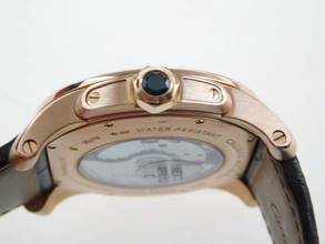 Thumbnail von Cartier Calibre de Cartier 18 Karat Rosegold Calibre De Cartier 42mm Herrenuhr mit Faltschließe Neuzustand Glasboden Cartier Service