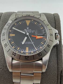 Rolex Explorer II Orange Hand Freccione MK1 Dial bezel Straight Second hand & Bracelet