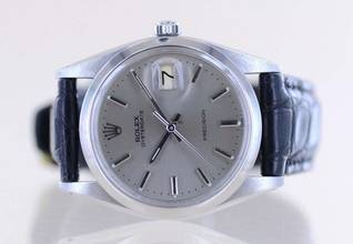 Thumbnail von Rolex Oysterdate Precision 6694 Silver dial Stahl 1967 Klassiker 34mm rar Dresswatch