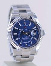Thumbnail von Rolex Sky-Dweller Stahl Weißgold Herrenuhr 42 mm blue Dial B+P GMT