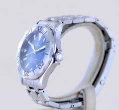 Thumbnail von Omega Seamaster Diver 300 M Electric Blue Dial Schwertzeiger Quartz rar 36 mm Unisex